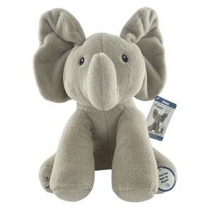Baby GUND Flappy the Elephant Animated Plush Musical Peek-A-Boo Toy Grey 6049314